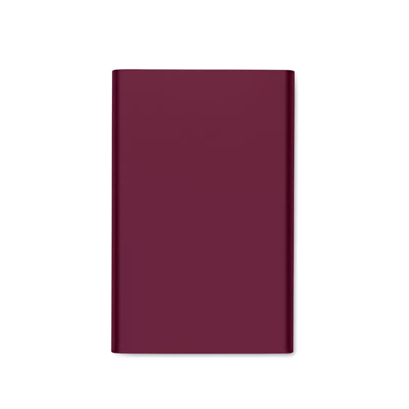 Powerbank magnetyczny 5000 mAh 15W z aluminium PAWTT - Burgund (MO2442-02)