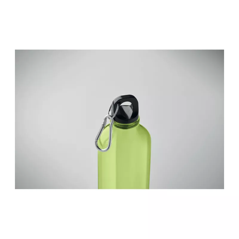 Butelka z RPET z karabińczykiem 500 ml MOSS RE500 - Przezroczysty Limonka (MO2803-51)