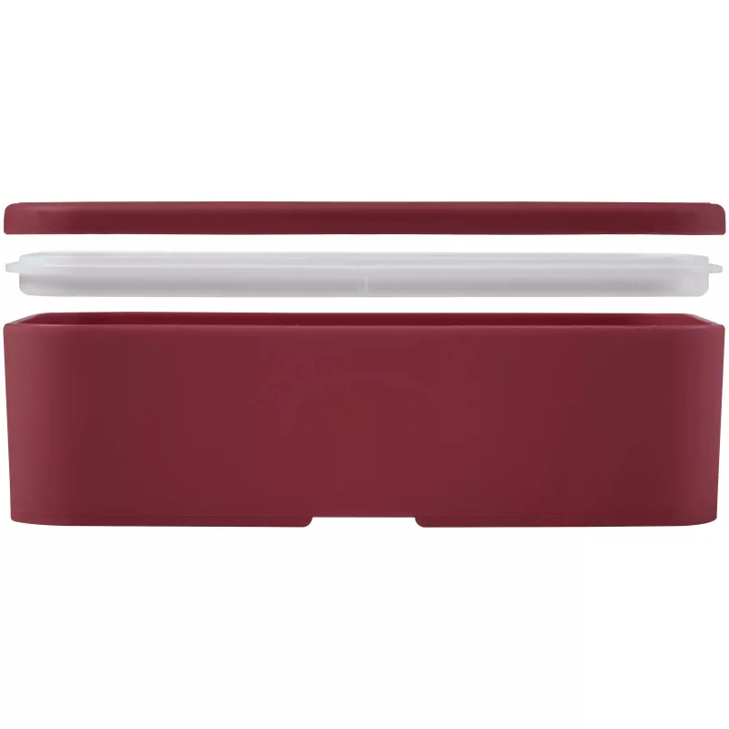 MIYO POP jednopoziomowe pudełko śniadaniowe o pojemności 700 ml - Bordo (21077822)