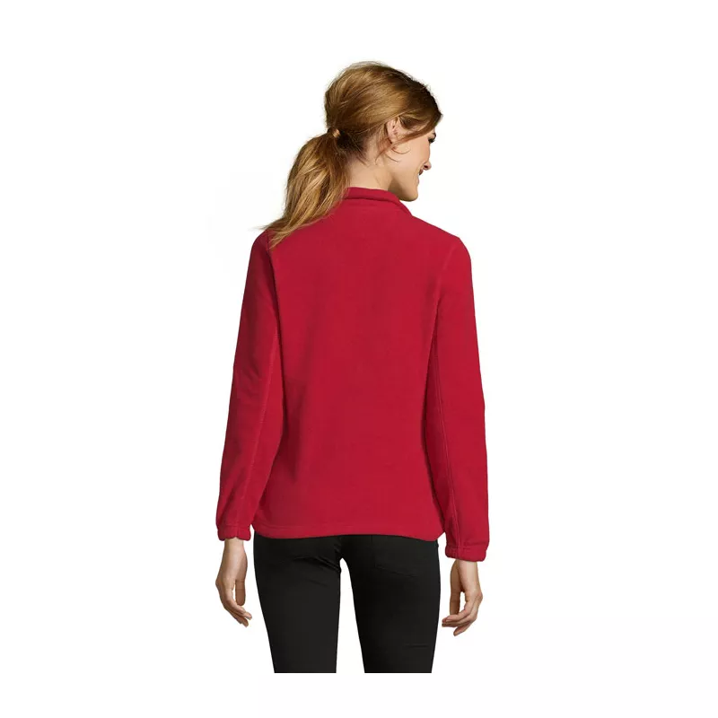 Polar damski rozpinany 300 g/m² Sol's NORTH WOMEN - Czerwony (S54500-RD)