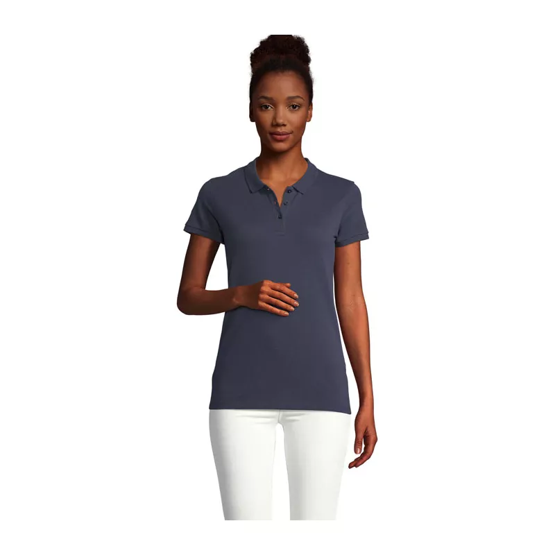 Polo damskie organiczne 170 g/m² Sol's PLANET WOMEN - French Navy (S03575-FN)