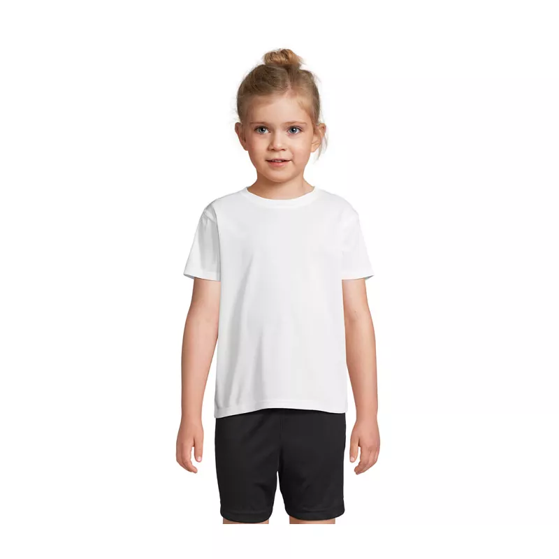 Koszulka sportowa dziecięca Sol's SPRINT KIDS - Bialy (S04773-WH)