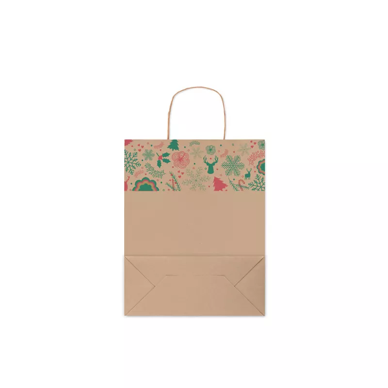 Torba prezentowa papierowa średnia 90 g/m² BAO MEDIUM - Bezowy (CX1519-13)