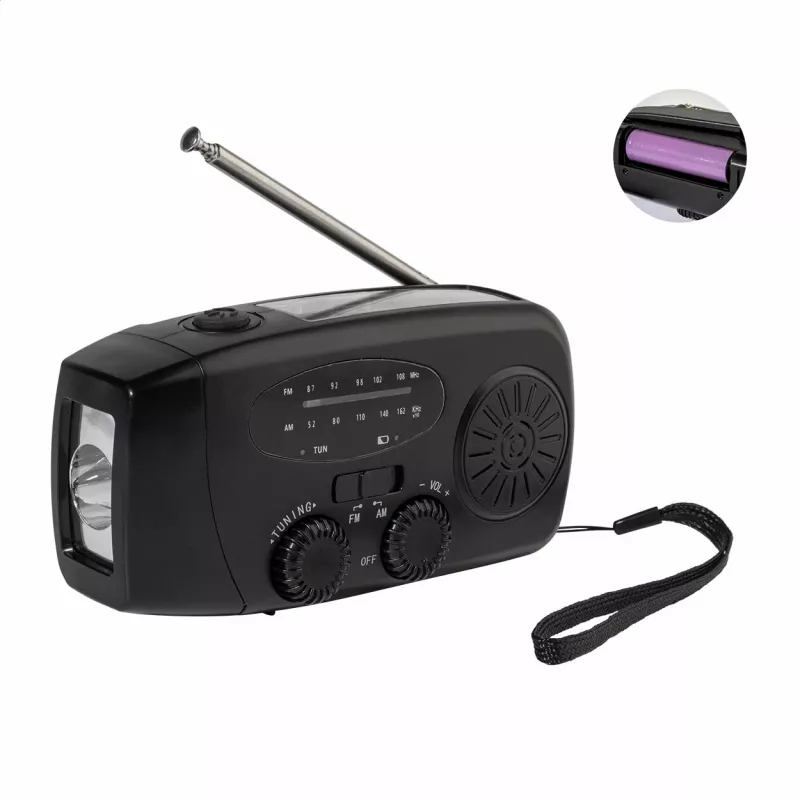 Beacon wielofunkcyjne radio awaryjne - czarny (AP864154-10)