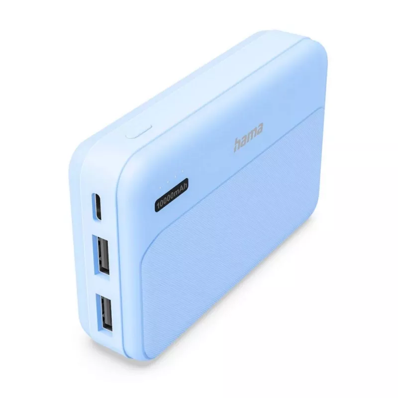 Power bank 10000 mAh Hama Power Pack Pocket - błękitny (VH082-23)