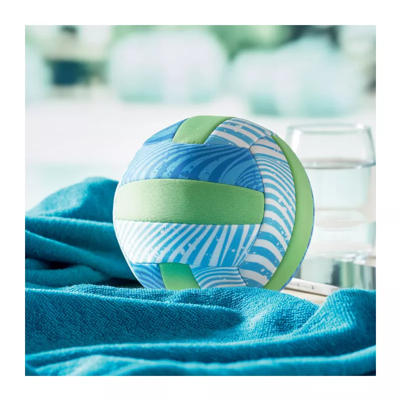 Piłka plażowa z neoprenu 16 cm GRASP - Wielokolorowy (MO2975-99)