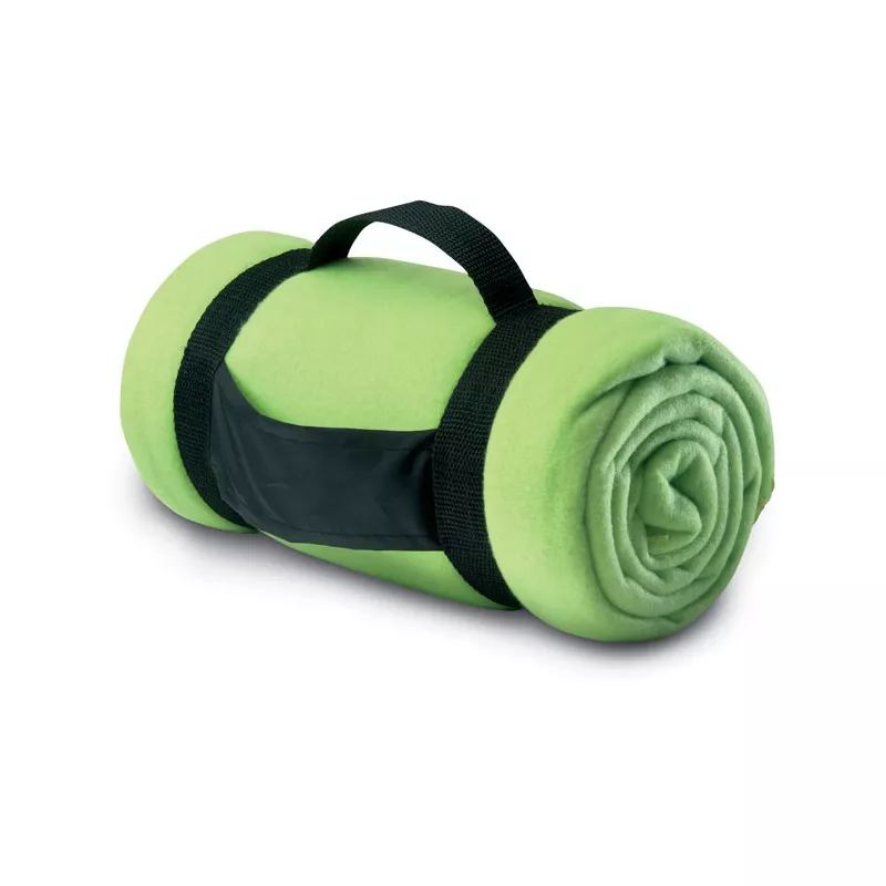 Koc polarowy z rączką 120x150 cm 180 g/m² STAVENGER - Limonka (MO7245-48)
