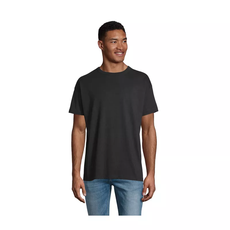 Koszulka męska oversize 180 g/m² Sol's BOXY MEN - Deep Black (S03806-DB)