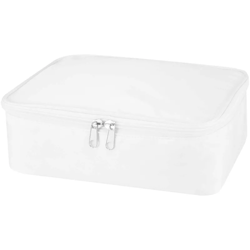 Muse organizer na kosmetyki do makijażu z certyfikatem GRS z tworzywa RPET - Złamana biel (12077002)