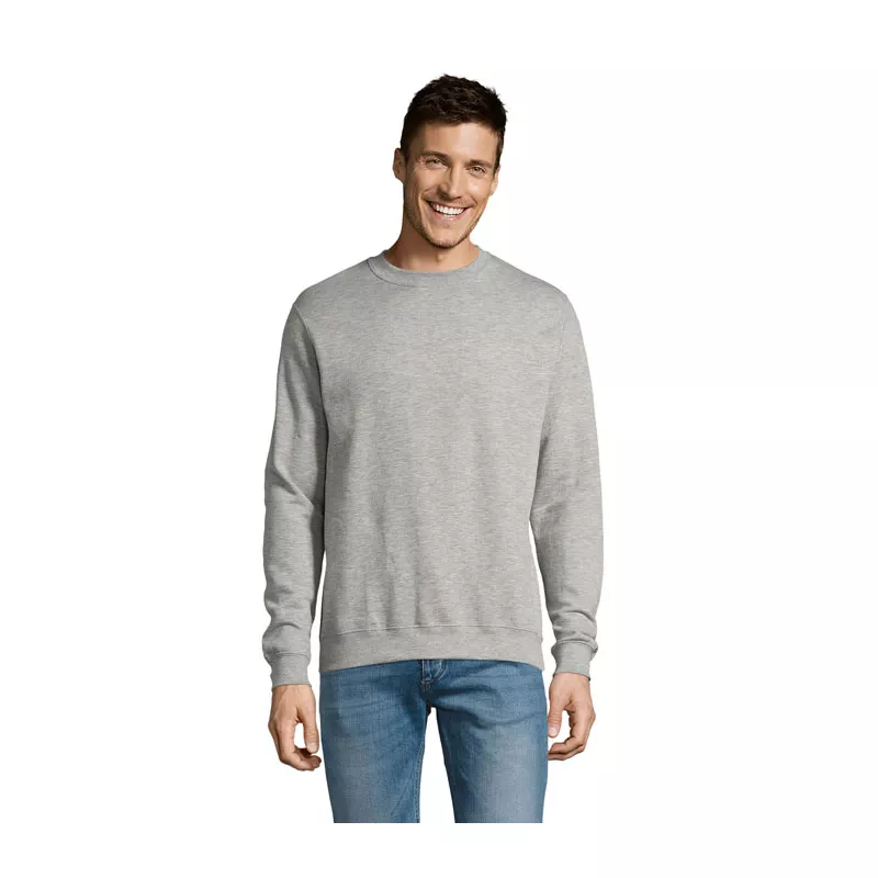 Bluza unisex klasyczna 280 g/m² Sol's NEW SUPREME - Szary Melanż (S13250-GM)