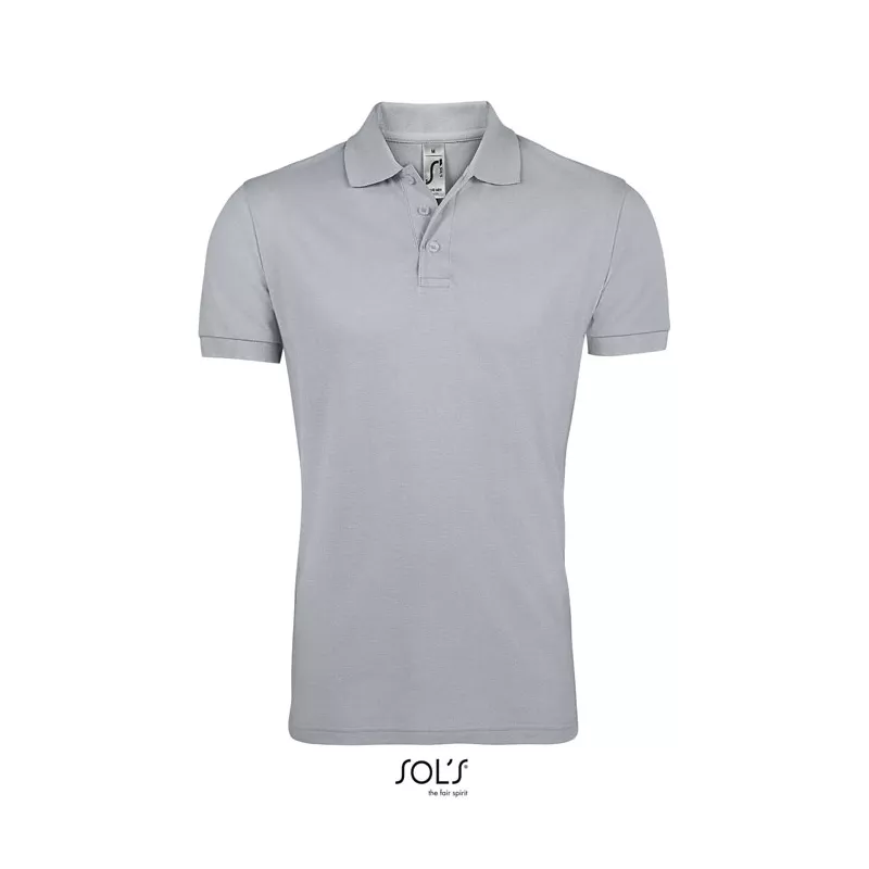 Koszulka polo męska 200 g/m² Sol's PRIME MEN - Pure Grey (S00571-PG)