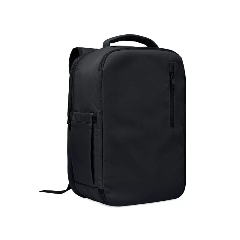 Plecak kabinowy z RPET na laptop 15" FLYSAFE - Czarny (MO2840-03)