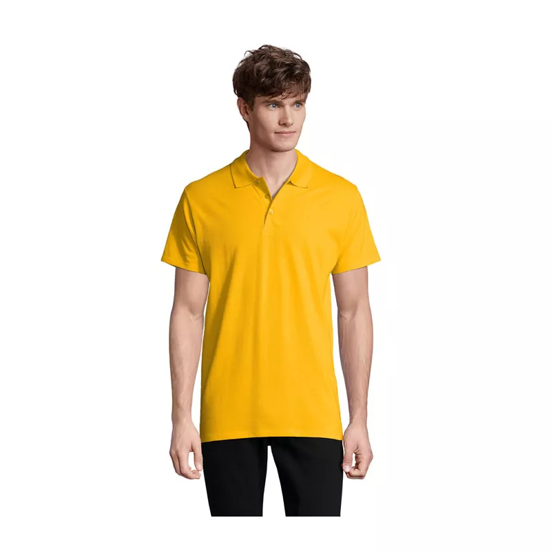 Koszulka polo męska piqué 210 g/m² Sol's SPRING II - Dorado (S11362-GO)