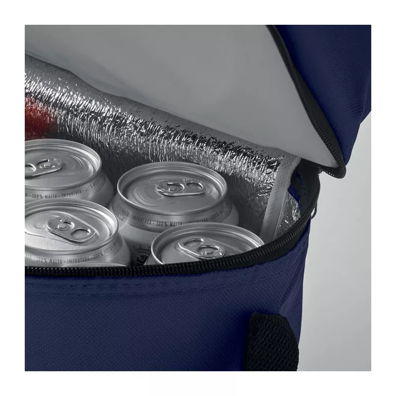 Torba termiczna z 2 przegrodami z poliestru 600D CASEY - Niebieski (MO8949-04)