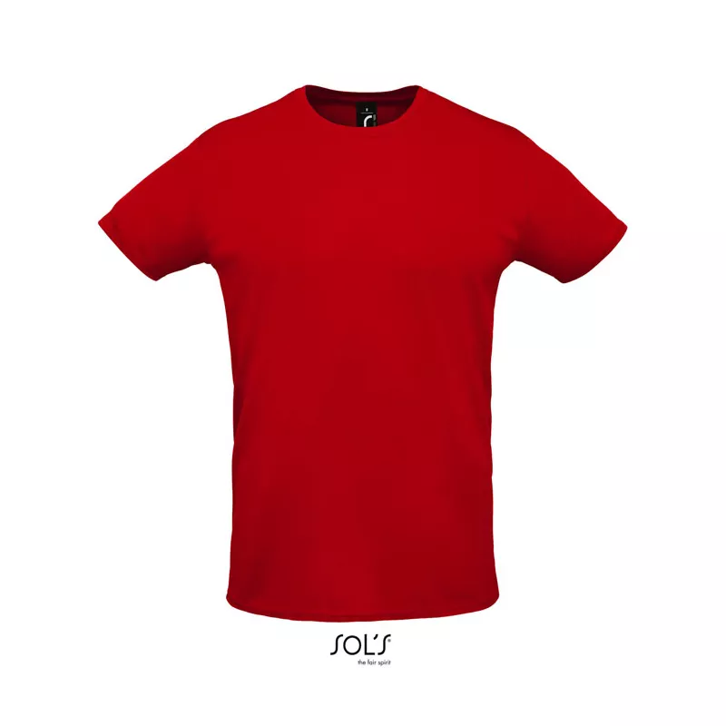 Koszulka sportowa unisex 130 g/m² Sol's SPRINT - Czerwony (S02995-RD)