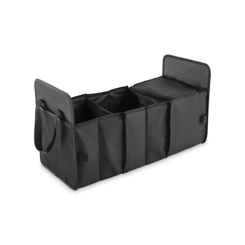 Organizer samochodowy składany z RPET ORGANIZER COOL - Czarny (MO2956-03)