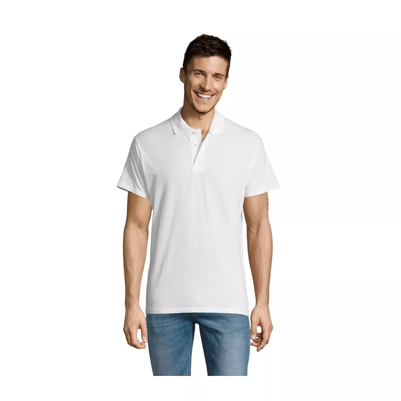 Koszulka polo męska piqué 170 g/m² Sol's SUMMER II - Bialy (S11342-WH)