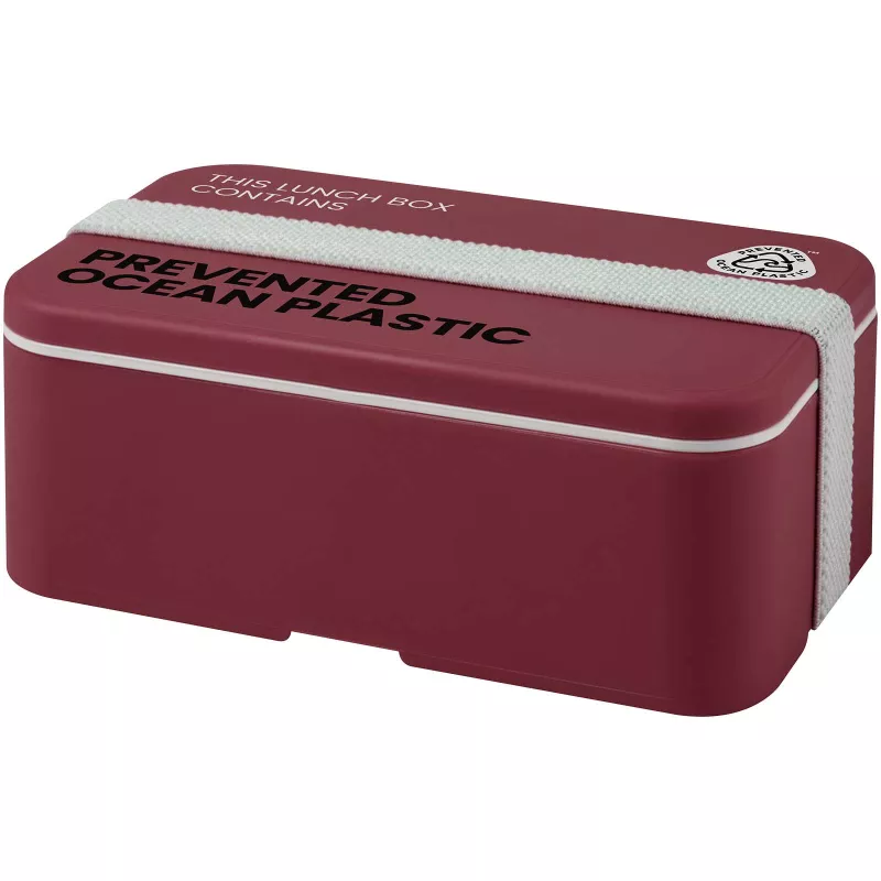 MIYO POP jednopoziomowe pudełko śniadaniowe o pojemności 700 ml - Bordo (21077822)