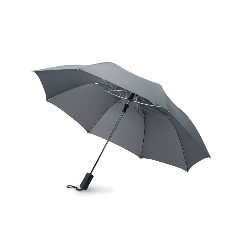 Parasol składany 21" automatyczny HAARLEM - Szary (MO8775-07)