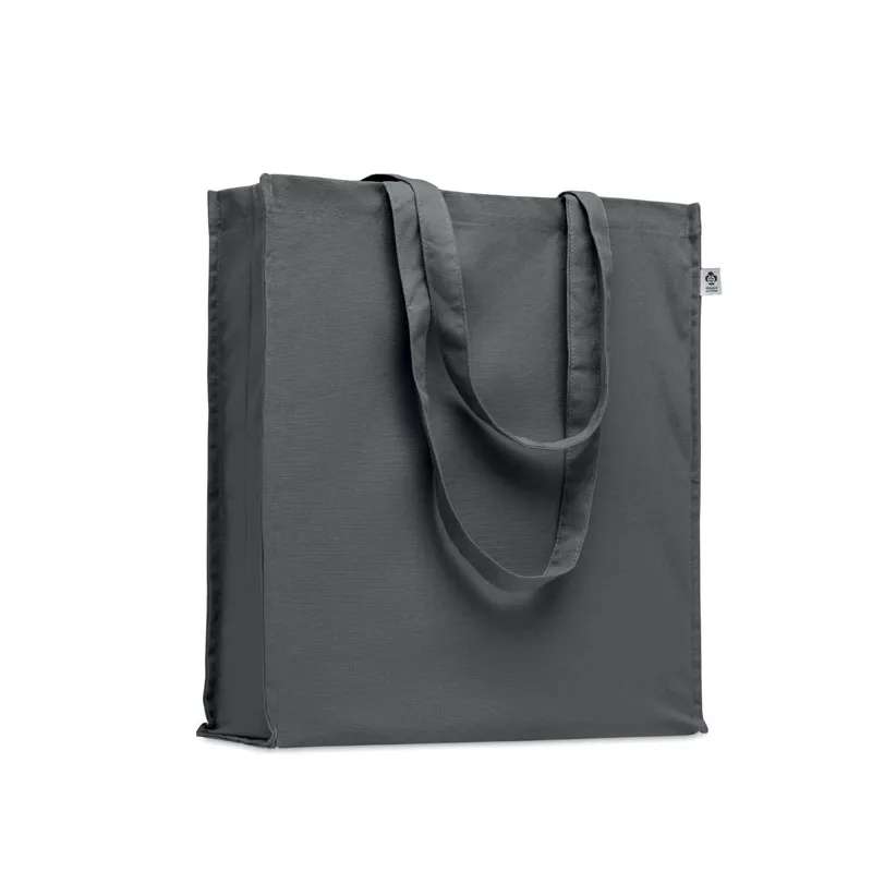 Torba z bawełny organicznej 220 g/m² BENTE COLOUR - Kamienny Szary (MO2197-15)