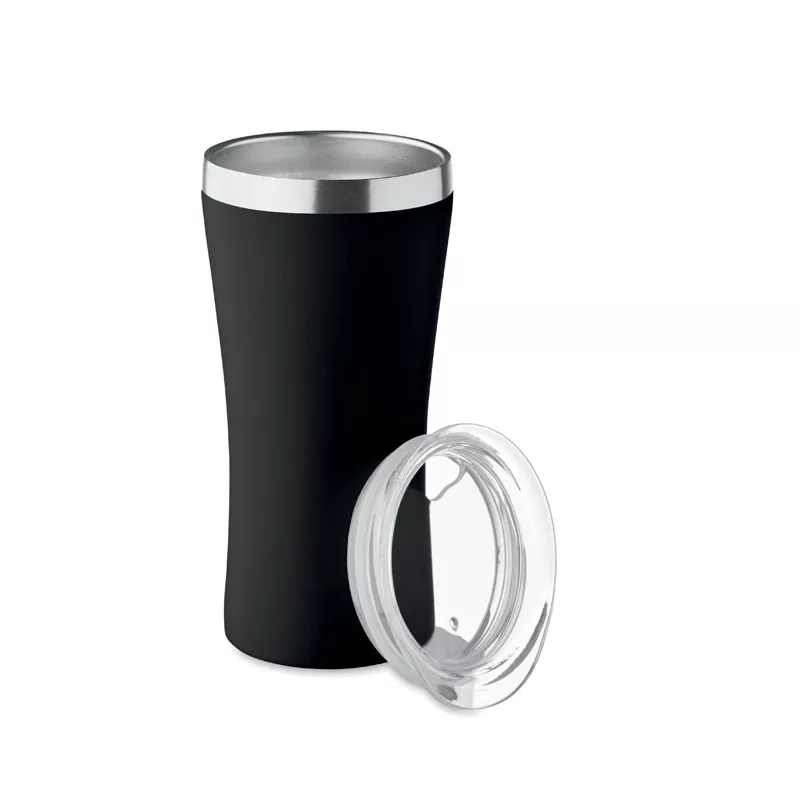 Kubek termiczny ze stali z recyklingu 160 ml OZ - Czarny (MO2326-03)