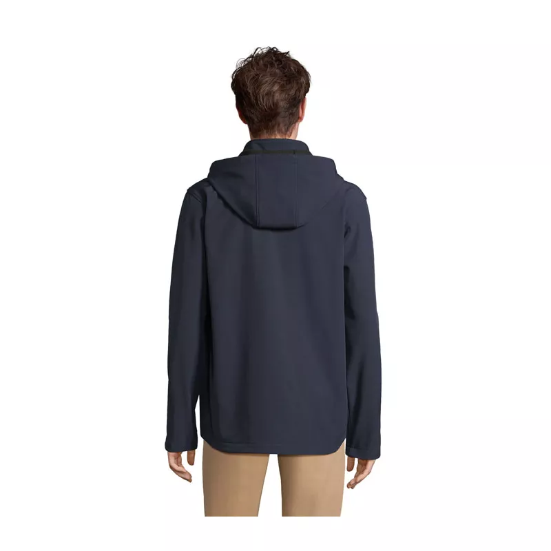 Softshell męski z kapturem Sol's RACE HOODED MEN - French Navy (S04447-FN)