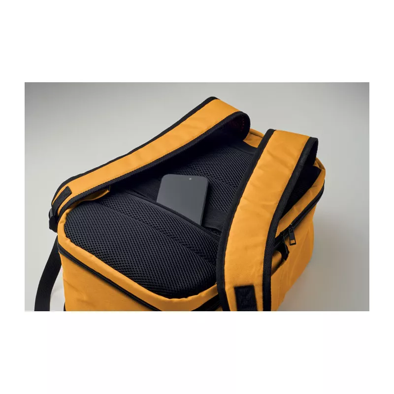 Plecak kabinowy z RPET na laptop 15" FLYSAFE - Ochre (MO2840-78)