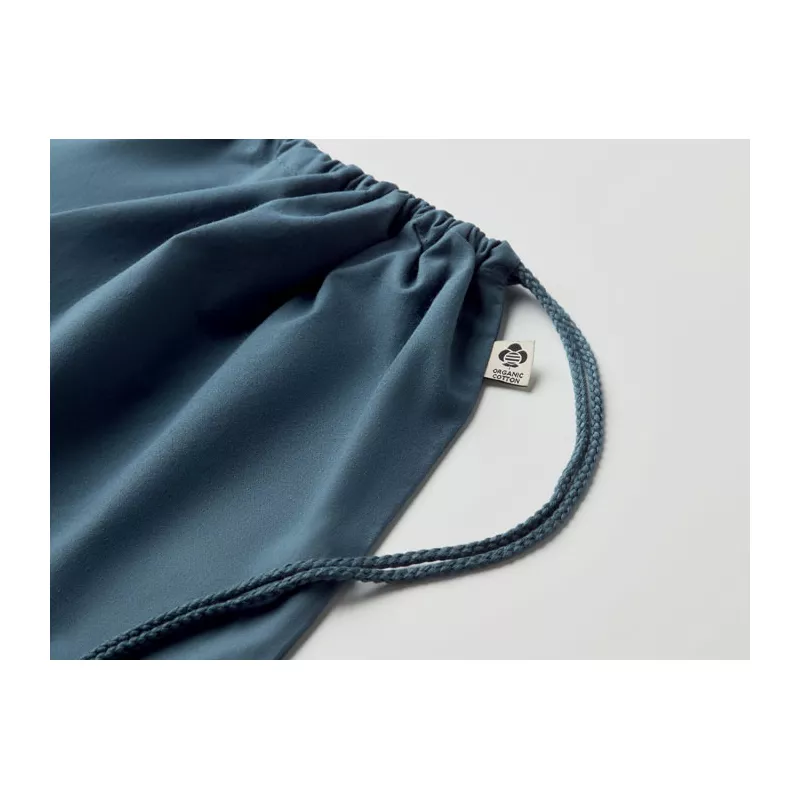 Torba z bawełny organicznej 140 g/m² YUKI COLOUR - Niebieski (MO6355-04)