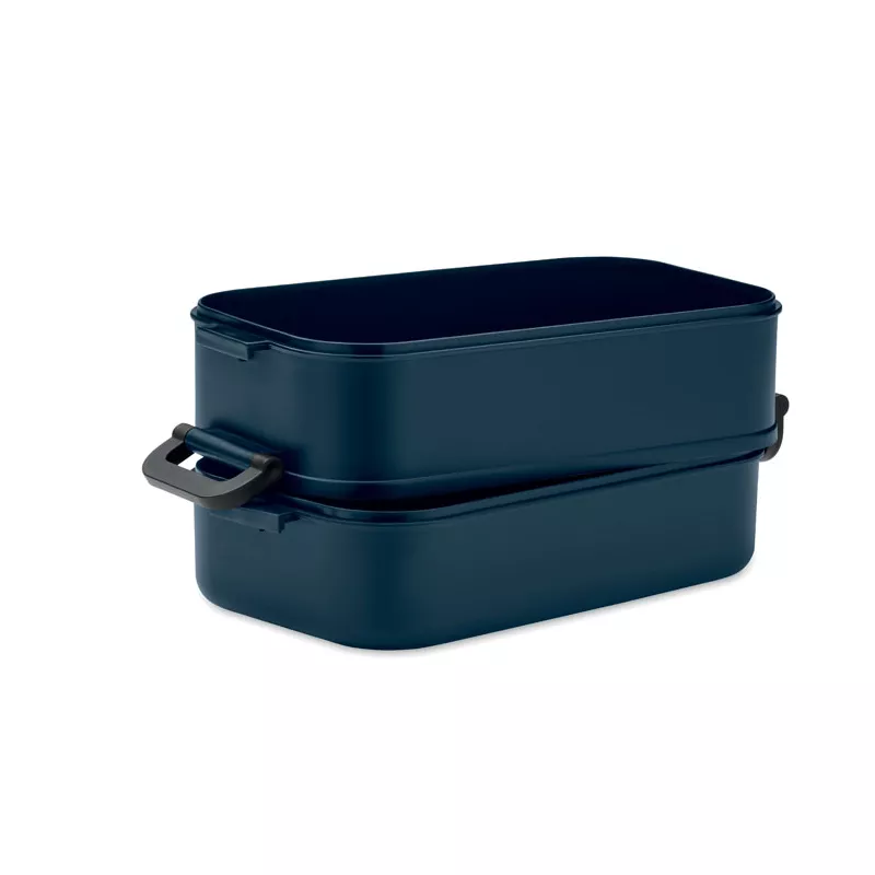 Lunchbox dwupoziomowy 2x800 ml z klamrami IDOLUNCH - Francuski Granat (MO2119-85)
