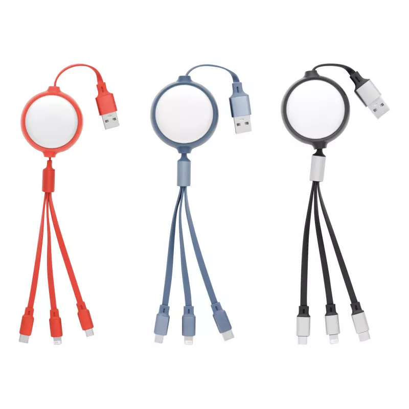 Kabel ładujący RETRACT - niebieski (56-1107292)