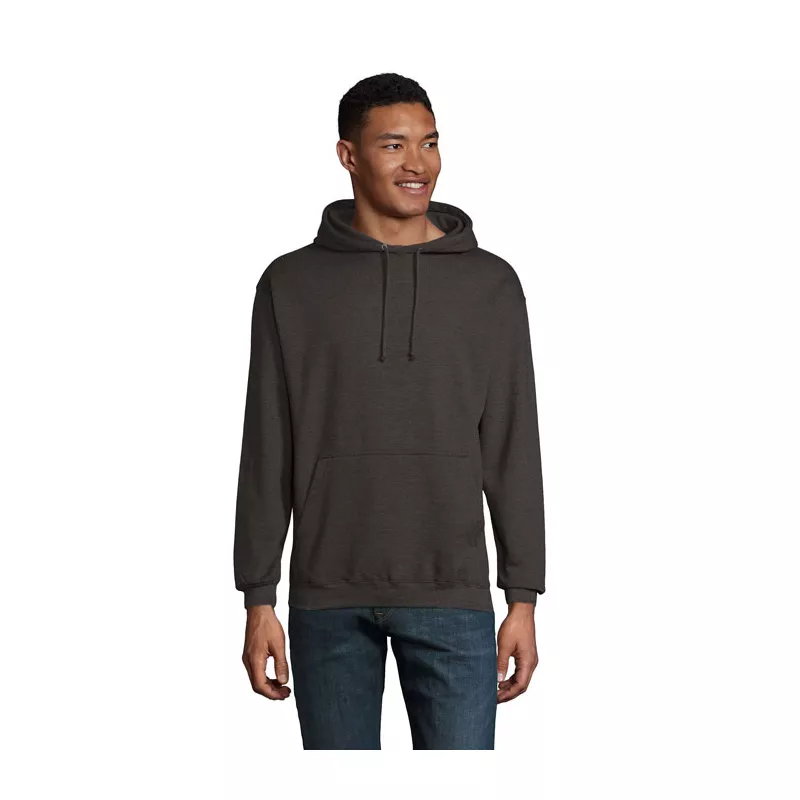 Bluza unisex z kapturem 280 g/m² Sol's CONDOR - Charcoal Melange (S03815-CE)