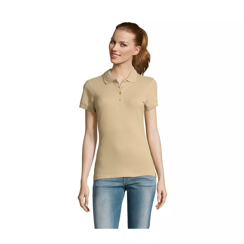 Koszulka polo damska piqué 170 g/m² Sol's PASSION - Sand (S11338-SA)