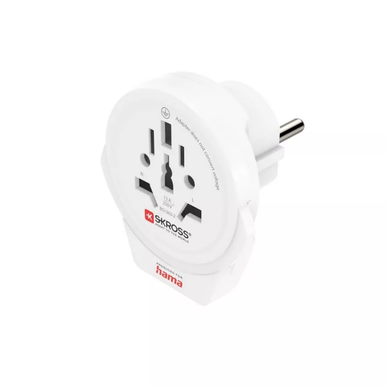 Adapter podróżny Skross for Hama USB - biały (VH049-02)