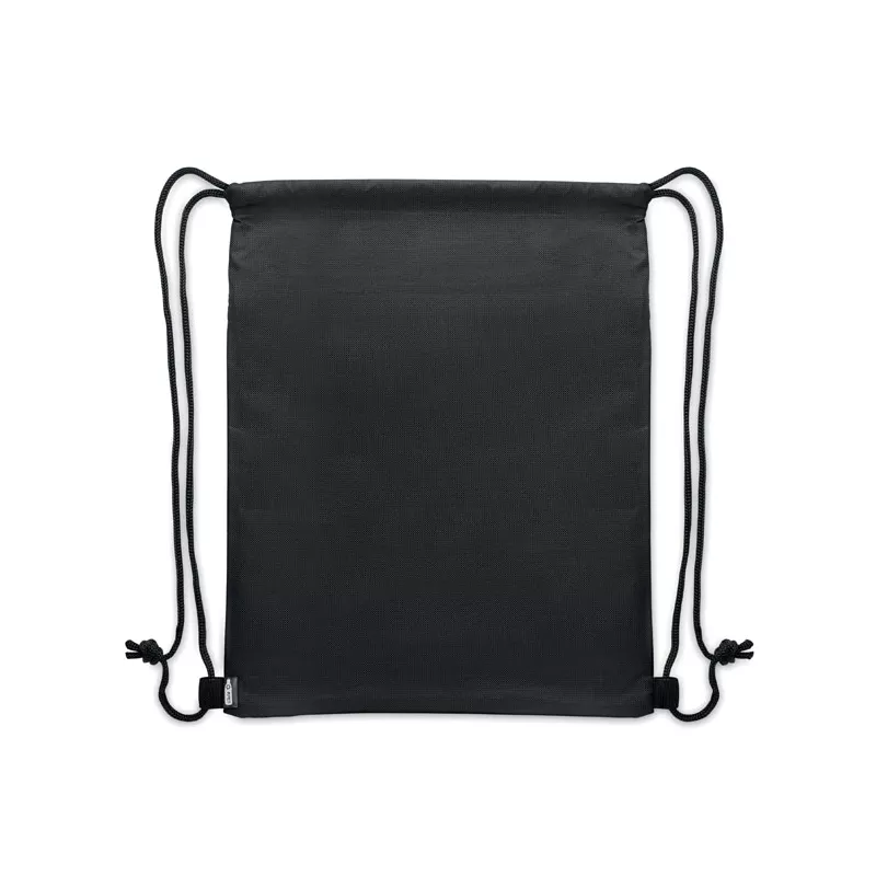 Worek ze sznurkiem z RPET 600D z kieszenią BANGKOK BAG - Niebieski (MO2639-04)
