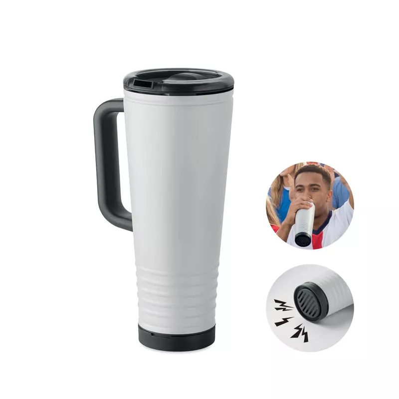 Kubek termiczny dwuścienny 700 ml HOWLER CUP - Bialy (MO2995-06)