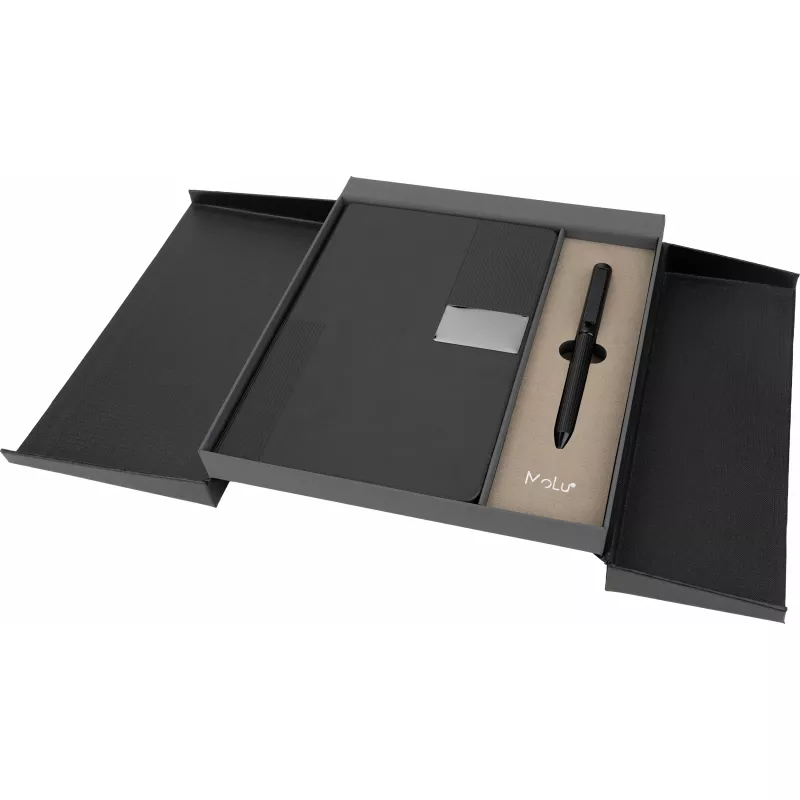 Zestaw notatnik i długopis metalowy PORT ST. LUCIE MoLu - czarny (517703)