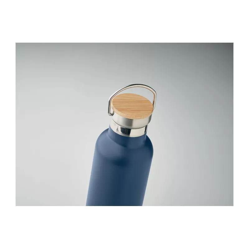 Termos z bambusową pokrywką 750 ml HELSINKI MED - Francuski Granat (MO6372-85)