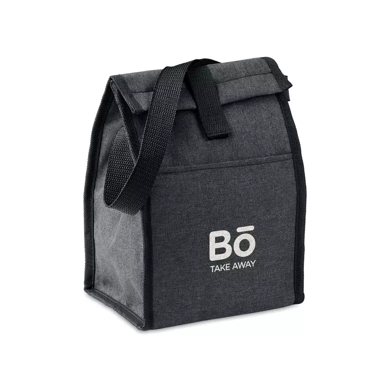 Torba termiczna na lunch z RPET 3 l BOBE - Czarny (MO6462-03)