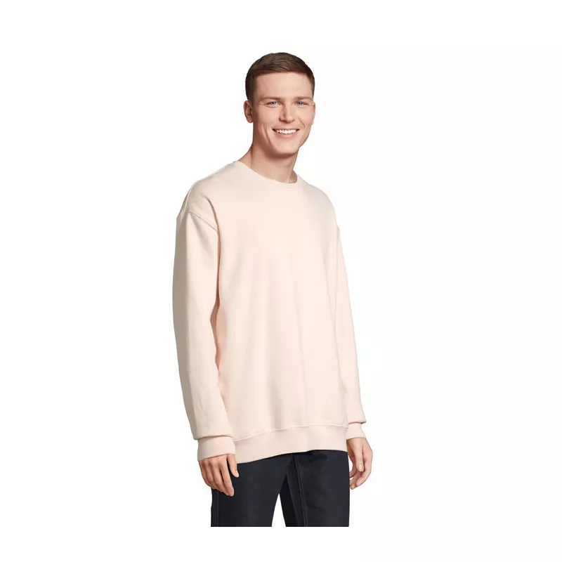 Bluza unisex bez kaptura 280 g/m² Sol's COLUMBIA - Kremowy Róż (S03814-CP)