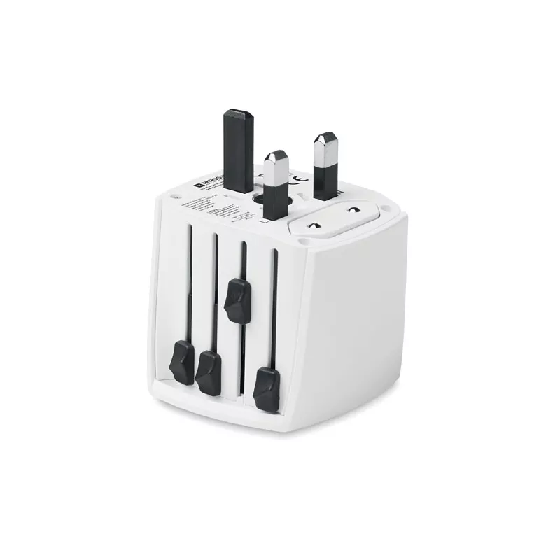 Adapter podróżny 2-biegunowy Skross MUV MICRO - Bialy (MO8841-06)