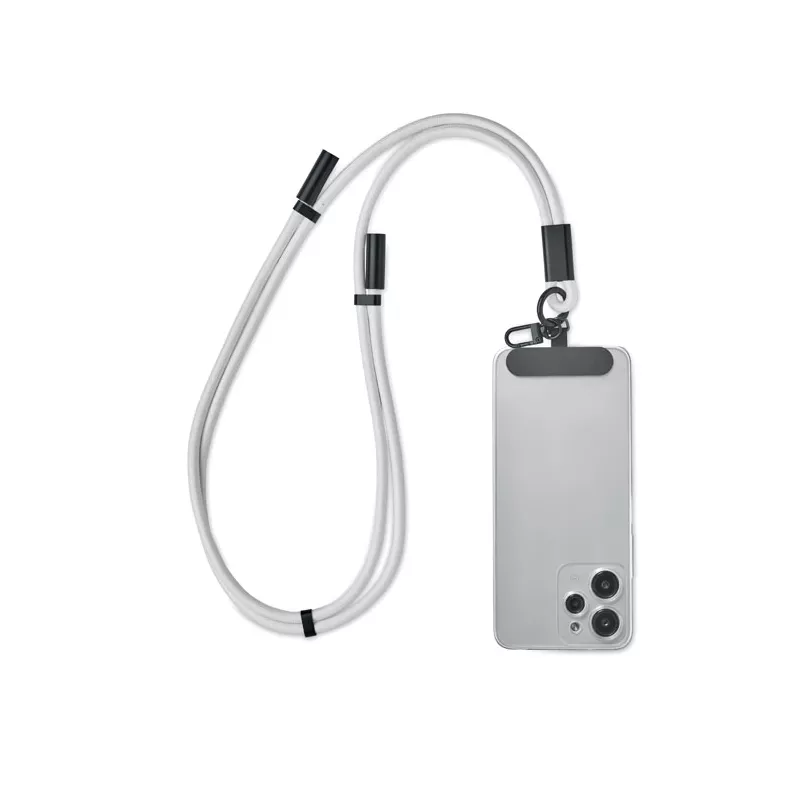 Smycz do telefonu z kablem 60W USB-C COCHARGE - Bialy (MO2618-06)