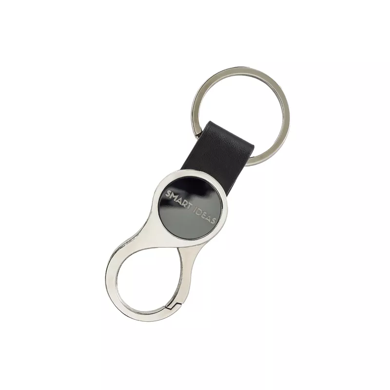 Brelok z karabińczykiem Lenard - czarny (R73318.02)