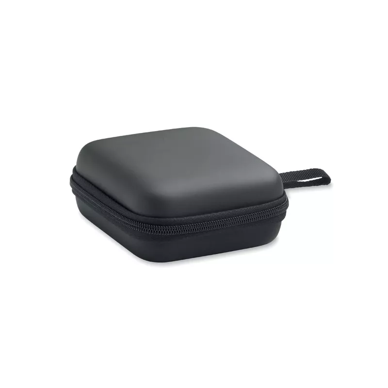 Zestaw z powerbankiem magnetycznym 5000 mAh ATLAS - Bialy (MO3177-06)