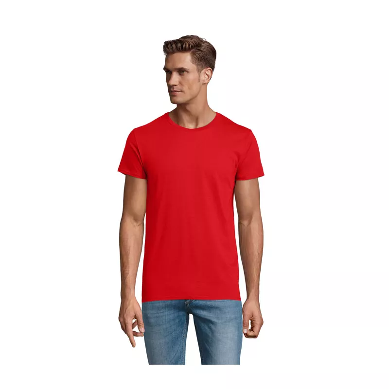 Koszulka męska organiczna 175 g/m² Sol's PIONEER MEN - Czerwony (S03565-RD)