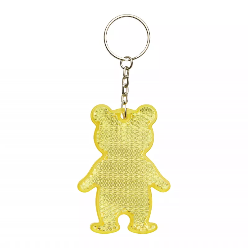 Brelok odblaskowy TEDDY - żółty (56-0402528)