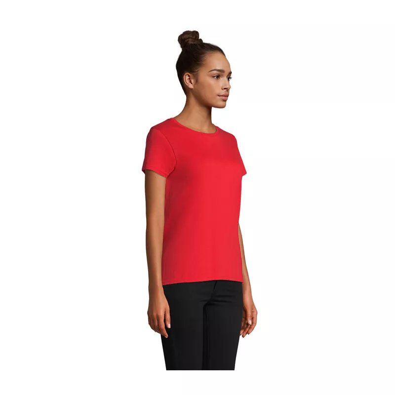 Koszulka organiczna 175 g/m² Sol's PIONEER WOMEN - Bright Rojo (S03579-BT)