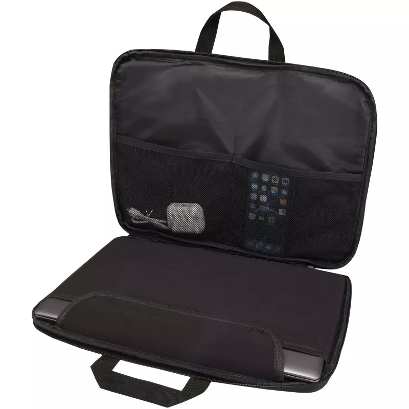Libra etui na laptopa 2 w 1 o pojemności 3 l wykonane z materiałów z recyklingu z certyfikatem GRS - Granatowy melanż (13008555)