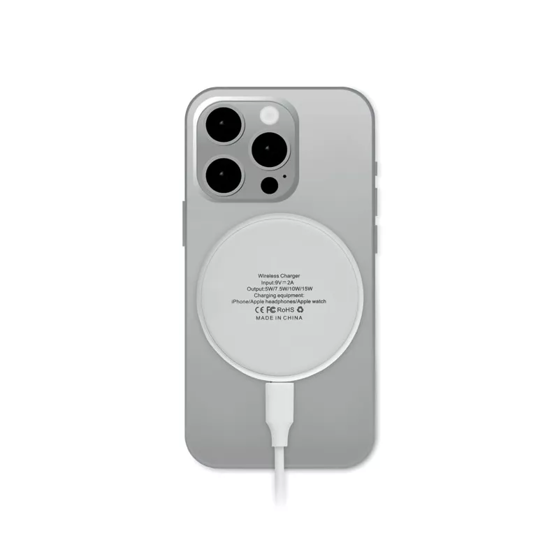 Ładowarka bezprzewodowa 3 w 1 15W WERLIES - Bialy (MO2420-06)