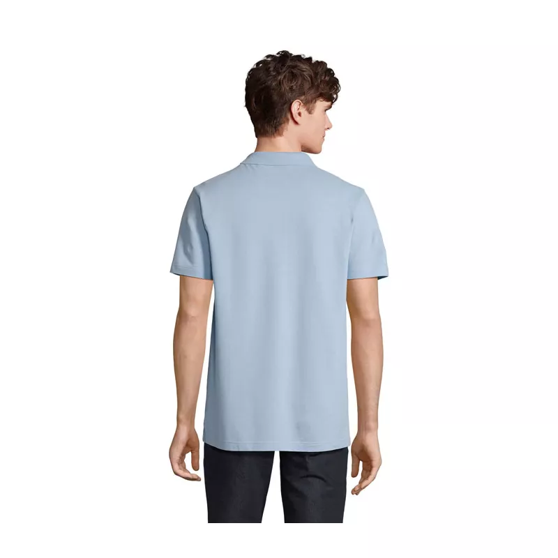 Koszulka polo unisex z czesanej bawełny Sol's PULSE - Sky Blue Pique (S04502-SP)