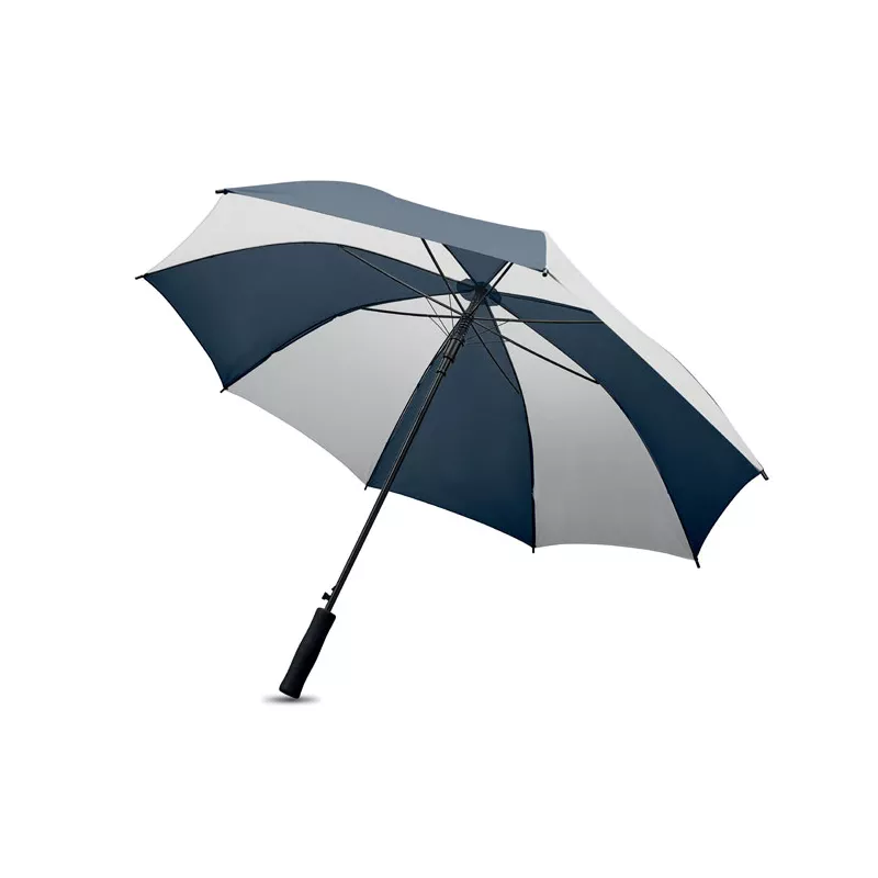 Parasol automatyczny 27" z rączką z EVA SWANSEA - Biały/Ciemnoniebieski (MO8581-54)